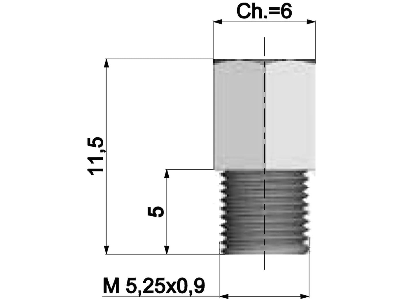 Munstycke sats 6mm 180-198 Polini