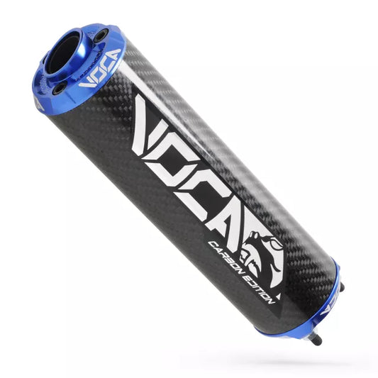 Ljuddämpare Voca kolfiber/blå