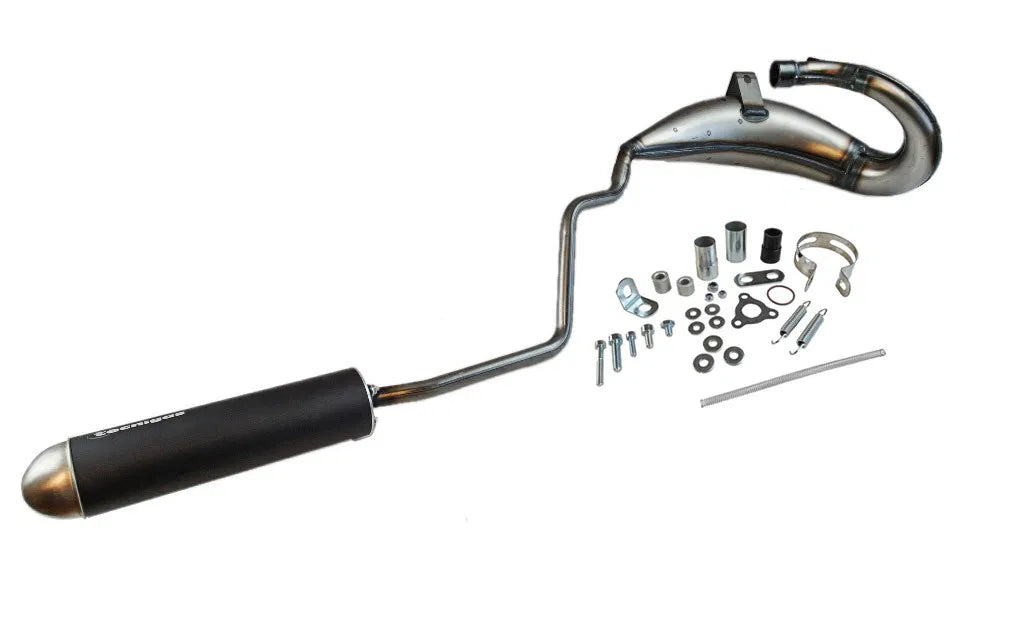 Avgasystem Malaguti / Yamaha / Peugeot Tecnigas E-NOX Steel