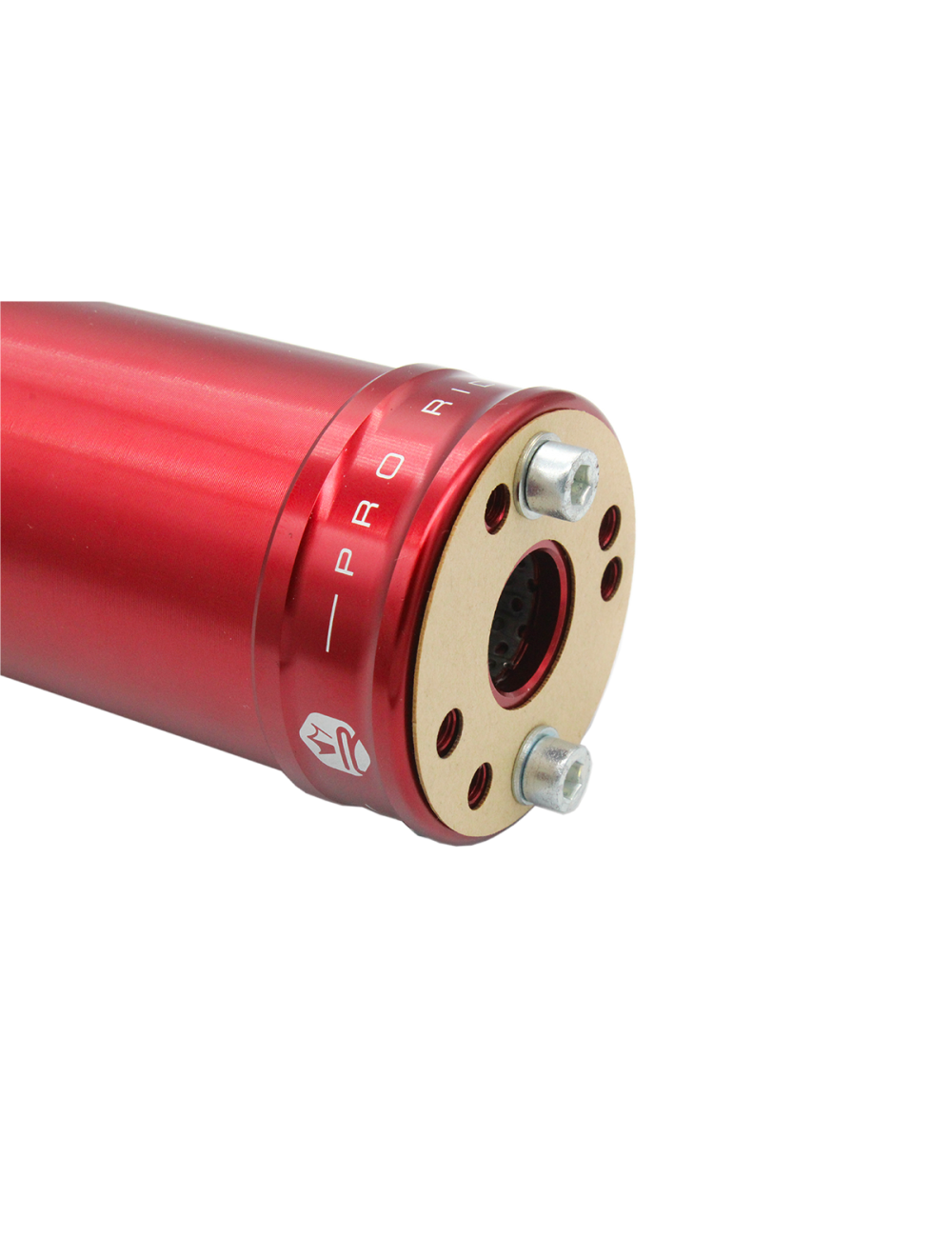 KRM 50-70cc aluminium ljuddämpare HELRÖD