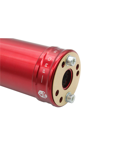 KRM 50-70cc aluminium ljuddämpare HELRÖD