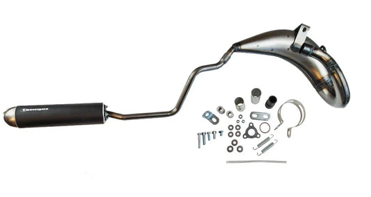 Avgasystem Malaguti / Yamaha / Peugeot Tecnigas E-NOX Steel